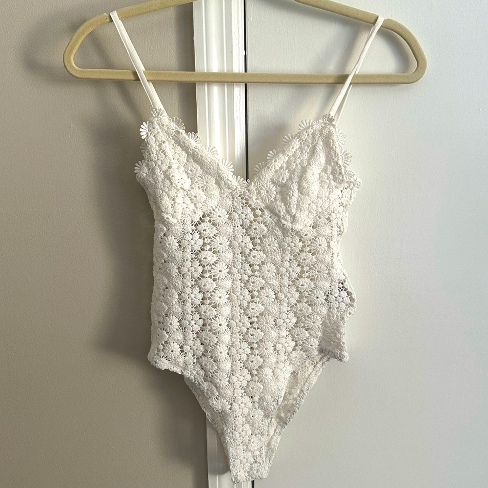 H&M Floral Lace Body Suit